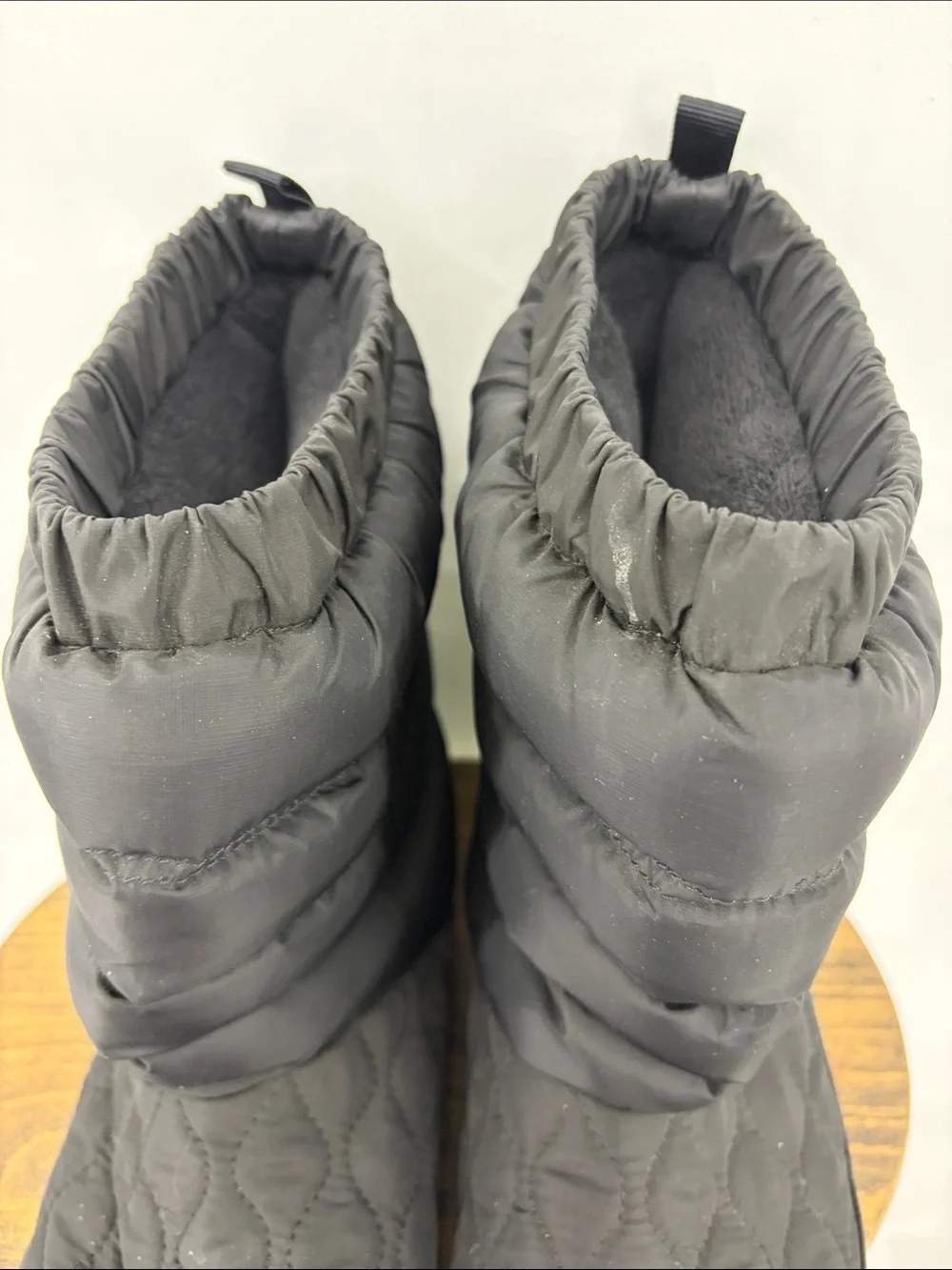 Columbia Womens Minx Slip IV Black Omni-heat Insulated Winter Puffer Boots, 11